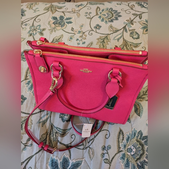 NWT Coach pebbled leather handbag - Picture 2 of 8